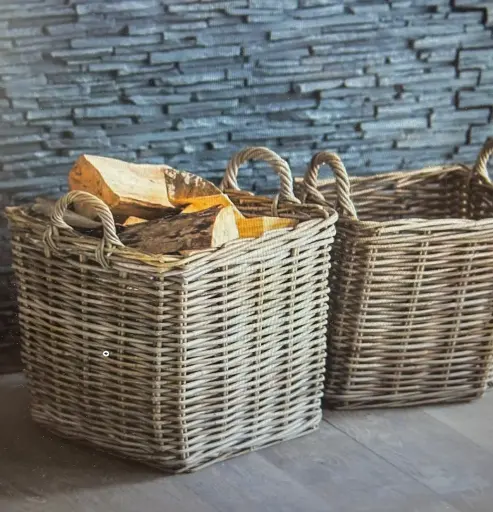 Panier en osier tresser